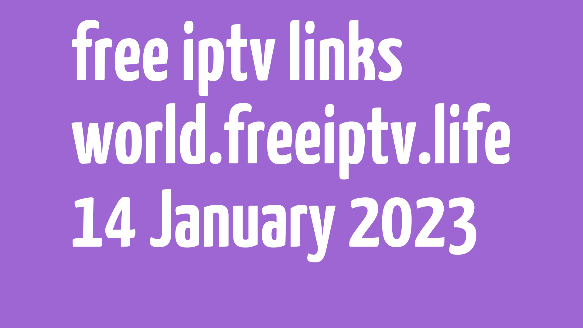 free iptv links 130123